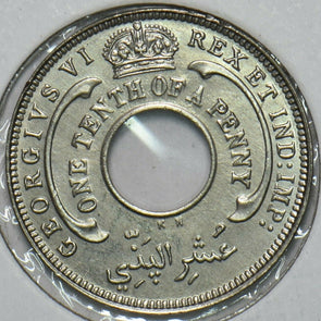 British West Africa 1946 1/10 Penny 152602 combine shipping