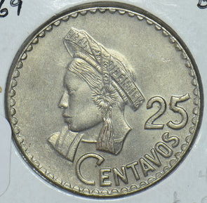 Guatemala 1969 25 Centavos  290410 combine shipping