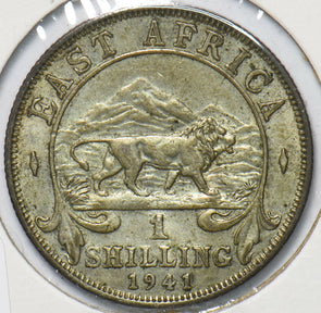 East Africa 1941 Shilling Lion animal 193898 combine shipping