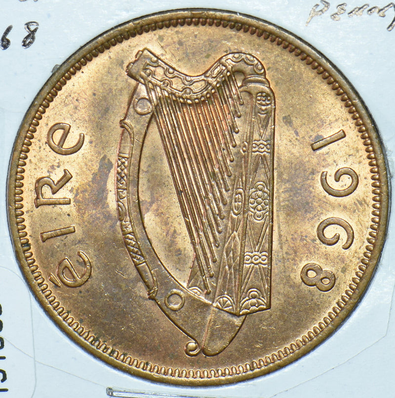Ireland 1968 Penny Hen with chicks animal 191368 combine shipping