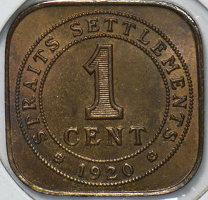 Straits Settlements 1920 Cent  291063 combine shipping