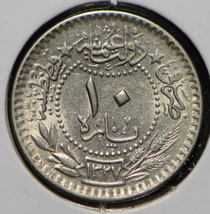 Turkey 1911 AH 1327 10 Para  290103 combine shipping