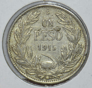 Chile 1915 Peso Vulture animal 291158 combine shipping