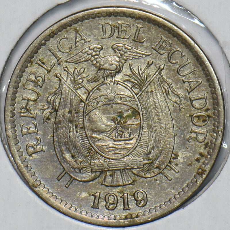 Ecuador 1919 5 Centavos Eagle animal 295035 combine shipping