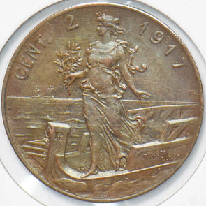 Italy 1917 2 Centesimi Vittorio Emanvele III 292952 combine shipping