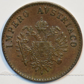 Italy 1852 M 5 Centesimi Lombardy 491258 combine shipping