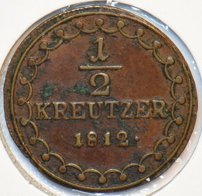 Austria 1812 A 1/2 Kreuzer Eagle animal 193406 combine shipping