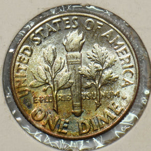 1957 Roosevelt Dime 90% silver U0258