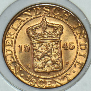 Netherlands East Indies 1945 1/2 Cent 291607 combine shipping