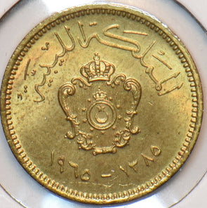 Libya 1965 AH 1385 Millieme 295335 combine shipping