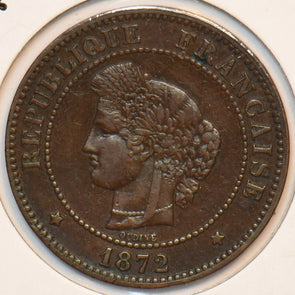 France 1872 A 5 Centimes 296708 combine shipping