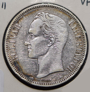 Venezuela 1911 5 Bolivares Horse animal  290127 combine shipping
