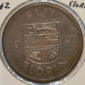 Fiji 1942 S Florin 195551 combine shipping