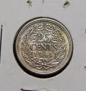 Netherlands 1941 25 Cents  291682 combine shipping