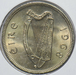 Ireland 1968 Shilling Bull animal 240258 combine shipping