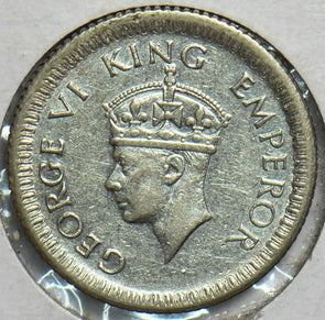 India British 1942 1/4 Rupee UNC 152943 combine shipping
