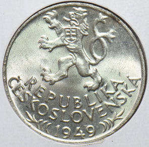 Czechoslovakia 1949 100 Korun Lion animal 240057 combine shipping