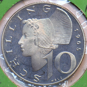 Austria 1964 10 Schilling Proof 192865 combine shipping