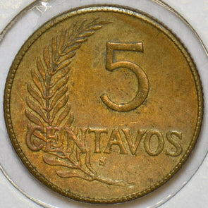 Peru 1942 5 Centavos 297703 combine shipping