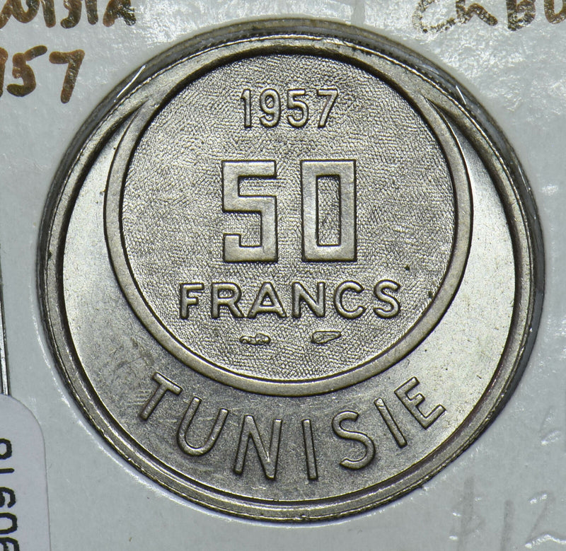 Tunisia 1957 50 Francs 290918 combine shipping