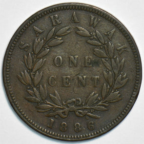 Sarawak 1886 Cent 240771 combine shipping