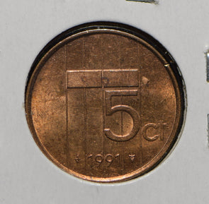 Netherlands 1991 5 Cents  901007 combine shipping