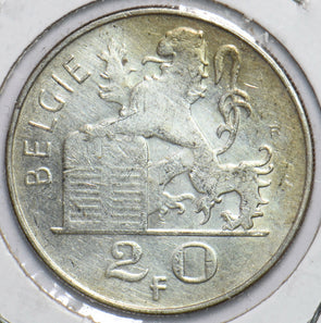 Belgium 1951 20 Francs Lion animal 294067 combine shipping