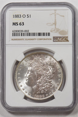 1883-O Morgan Dollar Silver NGC MS63 NG1714