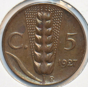 Italy 1927 R 5 Centesimi 193983 combine shipping