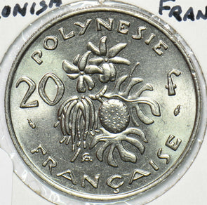 French Polynesia 1975 20 Francs 240412 combine shipping