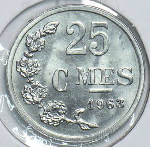 Luxembourg 1963 25 Centimes 153881 combine shipping