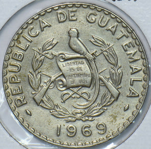 Guatemala 1969 25 Centavos Quetzal animal 150822 combine shipping