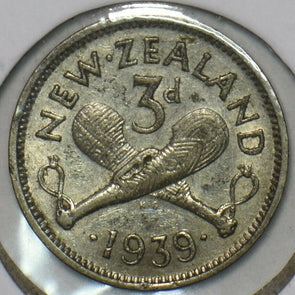 New Zealand 1939 3 Pence 152373 combine shipping