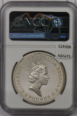 Great Britain 1997 2 Pound silver NGC Proof 69UC Britannia Anniversary NG1473 co