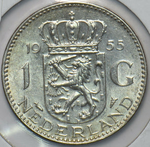 Netherlands 1955 Gulden Lion animal 193953 combine shipping