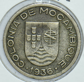 Portugal 1936 Mozambique 50 Centavos 191622 combine shipping