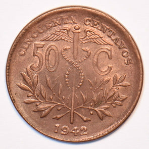 Bolivia 1942 50 Centavos 295610 combine shipping