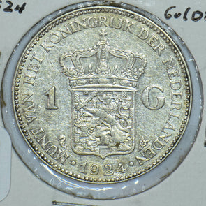 Netherlands 1924 Gulden Lion animal 291362 combine shipping