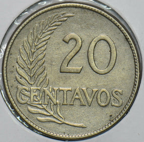 Peru 1921 20 Centavos 240325 combine shipping