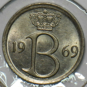 Belgium 1969 25 Centimes 151999 combine shipping