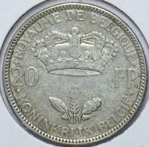 Belgium 1935 20 Francs 193038 combine shipping