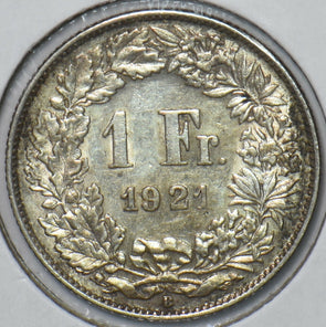 Switzerland 1921 Franc 240174 combine shipping