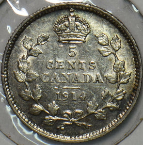 Canada 1914 5 Cents 297493 combine shipping