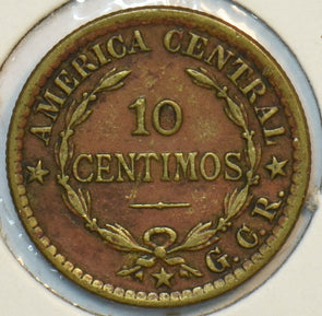 Costa Rica 1921 10 Centimos 196388 combine shipping