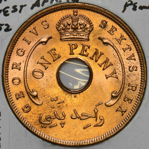 British West Africa 1952 Penny 297712 combine shipping