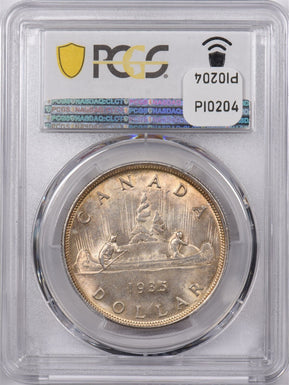 Canada 1935 Dollar PCGS MS 62 PI0204 combine shipping