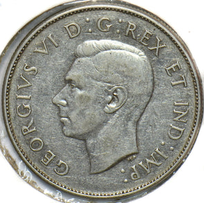 Canada 1945 50 Cents Lion animal Horse Georgivs VI 902200 combine shipping