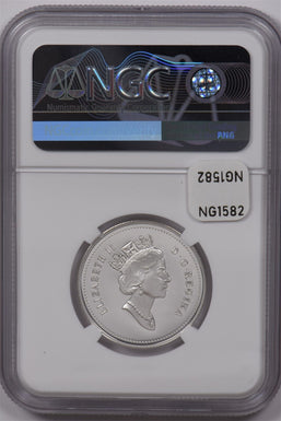 Canada 1996 50 Cents Silver NGC Proof 70 Ultra Cameo Perfect 70 Wood Ducklings N