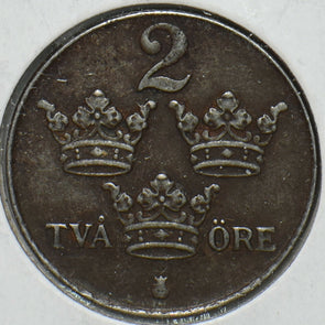 Sweden 1950 2 Ore 195457 combine shipping