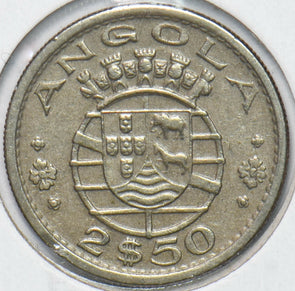 Angola 1969 Portuguese Colony 2 1/2 Escudos Donkey animal Elephant 902001 combi